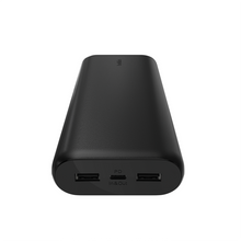 Load image into Gallery viewer, Belkin 3 Port Compact Power Bank 20K with PD 20W (1xUSB-C port; 2xUSB-A port)